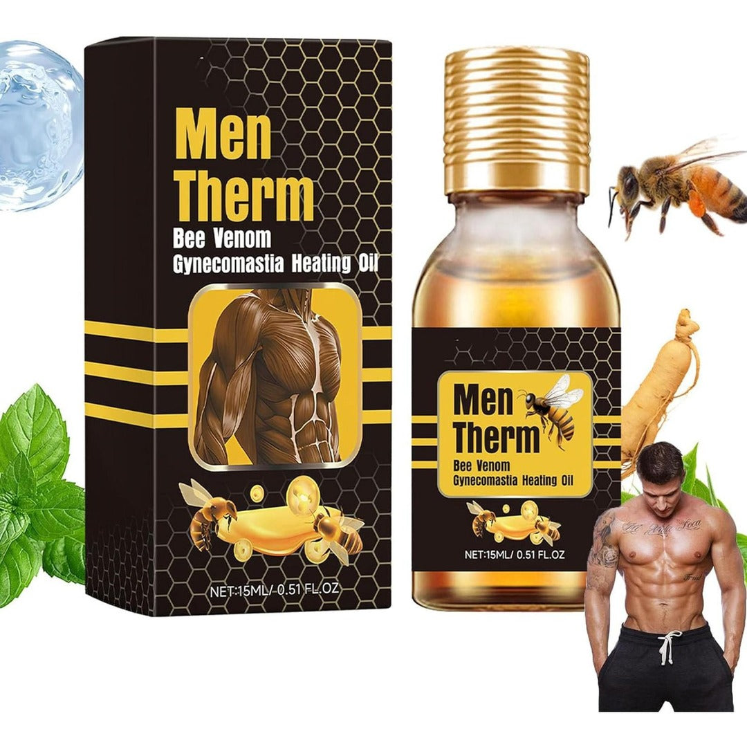 Men Chest Muscles Bee Venom Oil