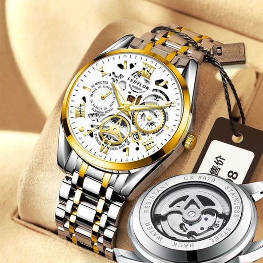 OLEVS 9947 Men's Multifunctional Quartz Watch Metal Bracelet